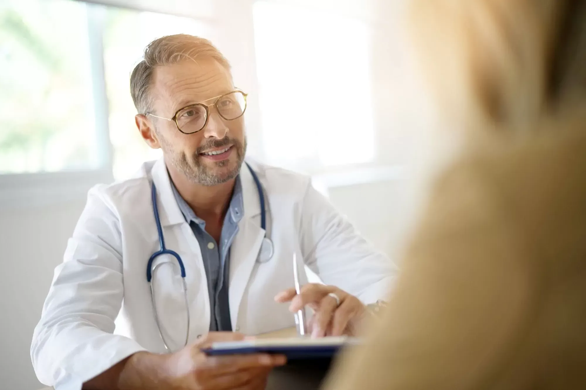Physician Helping patient